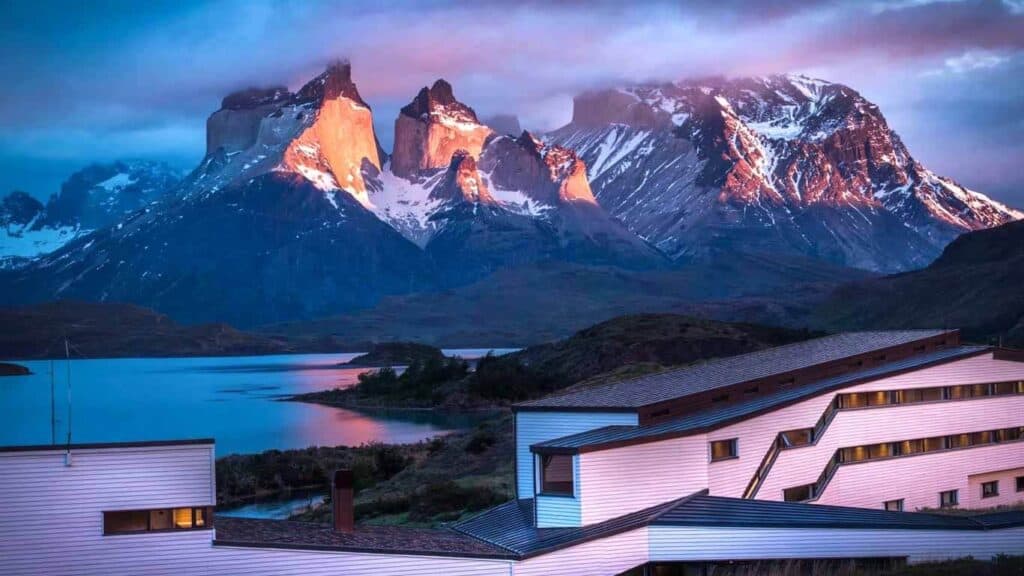 Image showing hotel explora in torres del paine national park